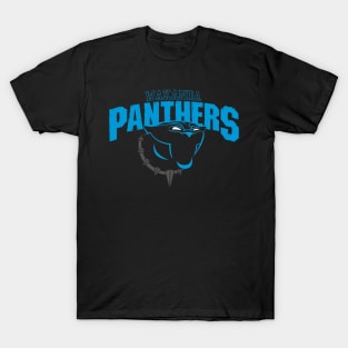 Black Fictional Panther Superhero Sports Team T-Shirt